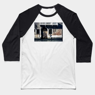 Venice, Italy - Waterfront Doorway Baseball T-Shirt